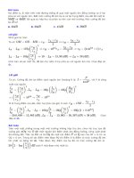 Bài tập sóng âm có lời giải