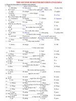 DE CUONG ANH VAN 6 KI II GOOD