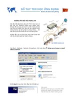 HƯỚNG DẪN KẾT NỐI MẠNG LAN