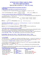 SỬ DỤNG MÁY TÍNH CASIO Fx-570ES ĐỂ TỔNG HỢP DAO ĐỘNG