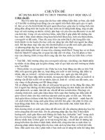 CHUYÊN ĐỀ SỬ DỤNG BẢN ĐỒ TƯ DUY TRONG DẠY HỌC ĐỊA LÍ