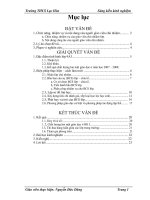 skkn công tác chủ nhiệm học sinh lớp 9