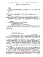 bồi bưỡng học sinh giỏi văn 9