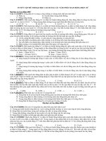 TUYỂN TẬP ĐỀ THI ĐẠI HỌC CAO ĐẲNG CÁC NĂM PHẦN DAO ĐỘNG ĐIỆN TỪ