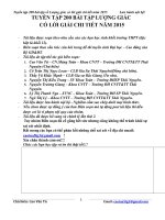 200 bài Lượng giác chọn lọc có lời giải chi tiết