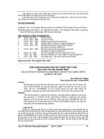 ỨNG DỤNG PHƯƠNG PHÁP SỐ TRONG TÍNH TOÁN  SỨC CHỊU TẢI CỌC KHOAN NHỒI