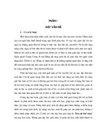 Rèn luyện kỹ năng giải toán có lời văn cho HS lớp 3