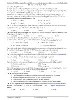 Đề thi, tài liệu ôn thi THPT quốc gia mới nhất 2015 môn vật lý