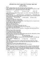 Đề thi HSG Vật Lý 8(đề 2) năm học 2010-2011