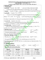 Cẩm nang phương pháp giải bài tập  cho chương dao động cơ