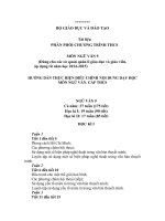 GIÁO ÁN NGỮ VĂN 9 CẢ NĂM CHUẨN KIẾN THỨC NĂM 2015