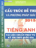 Cấu trúc đề thi và phương pháp giải môn tiếng anh