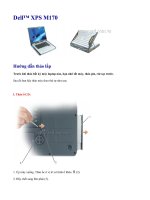 Hướng dẫn tháo lắp laptop Dell™ XPS M170