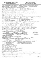 142 câu trắc nghiệm oxi hóa khử