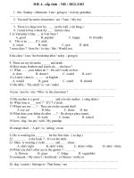 LUYỆN IOE LỚP3  và LỚP4 cấp tỉnh