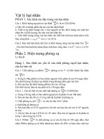 bài tập vật lý hạt nhân các dạng cơ bản