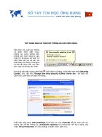 TẮT CẢNH BÁO AN TOÀN HỆ THỐNG CỦA HỆ ĐIỀU HÀNH