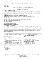 Giáo án ngữ văn lớp 9