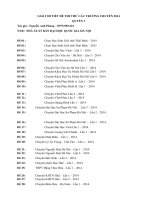 Tuyển chọn các đề thi thử Chuyên 2014 môn hóa