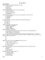 17 đề thi thử đại học môn hóa năm 2015