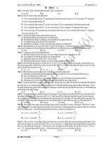 TUYỂN TẬP 40 ĐỀ THI THỬ ĐẠI HỌC, CAO ĐẲNG MÔN VÂT LÝ - GV.BUI GIA NOI