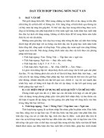 Dạy tích hợp trong môn ngữ văn thcs