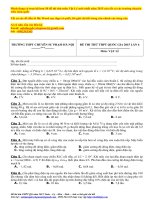 50 đề thi THPTQG môn Lý 2015 từ các trường chuyên- Có lời giải chi tiết