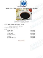 CÔNG NGHỆ SẢN XUẤT NƯỚC TƯƠNGBẰNG PHƯƠNG PHÁP LÊN MEN