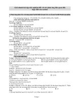 Giải nhanh bài tập trắc nghiệm đối với các phản ứng liên quan đếnhợp chất của cacbon