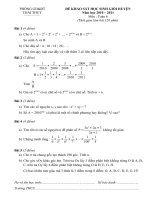 Hướng dẫn giải đề thi HSG Toán 6 huyện Thái Thuỵ, Tỉnh Thái Bình, năm học 2010-2011