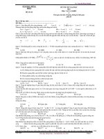 30 Đề thi thử Đại học môn Vật lý (Có đáp án)