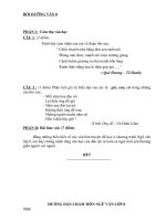 ĐỀ THI HSG MÔN NGỮ VĂN 8