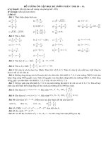 Đề cương ôn tập HKI(10-11)