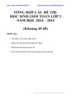 45 đề ôn HSG lớp 2 môn toán