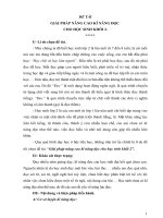 GIẢI PHÁP NÂNG CAO KĨ NĂNG ĐỌC