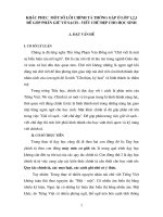 Khắc phục một số lỗi chính tả thuường gặp  ở các lóp 1,2,3