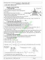 HT kiến thức và Phương pháp Sóng ánh sáng