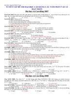 TUYỂN TẬP ĐỀ THI ĐẠI HỌC CAO ĐẲNG CÁC NĂM PHẦN VẬT LÍ HẠT NHÂN 2014