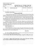 Kiểm tra định lần 4 môn tiếng Việt lớp 4