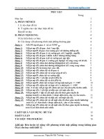 SKKN- Rèn luyện kỹ năng viết phương trình mặt phẳng trong không gian Oxyz THPT NGUYỄN HỮU CẢNH