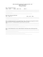 Đề kiểm tra định kì môn toán lớp 3