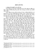 Tóm tắt luận án Toàn cầu hóa và vấn đề giữ gìn, phát huy giá trị truyền thống việt nam trong bối cảnh toàn cầu hóa
