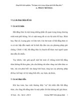 SKKN Sử dụng vectơ trong chứng minh bất đẳng thức THPT XUÂN TRƯƠNG A