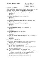 Kiểm tra định kì lần 4 môn tiếng Việt