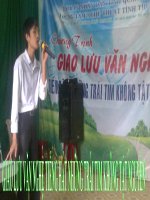 giao lưu văn nghệ với người khuyết tật