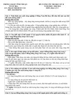 Đề thi HKII môn địa 9