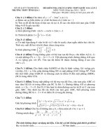 Đề thi thử Quốc gia lần 2 năm 2015 môn Toán trường THPT Tĩnh Gia 1, Thanh Hóa