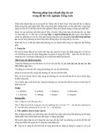 Phương pháp loại nhanh đáp án sai trong đề thi trắc nghiệm Tiếng Anh