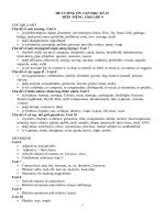 ĐỀ CƯƠNG ÔN TẬP HKII ANH 9