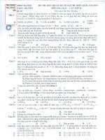 Đề thi thử THPT Quốc gia môn Hóa lần 2 năm 2015 trường THPT Chuyên Sư phạm, Hà Nội